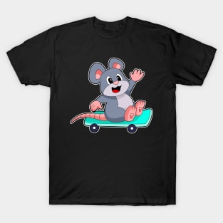 Mouse Skater Skateboard T-Shirt